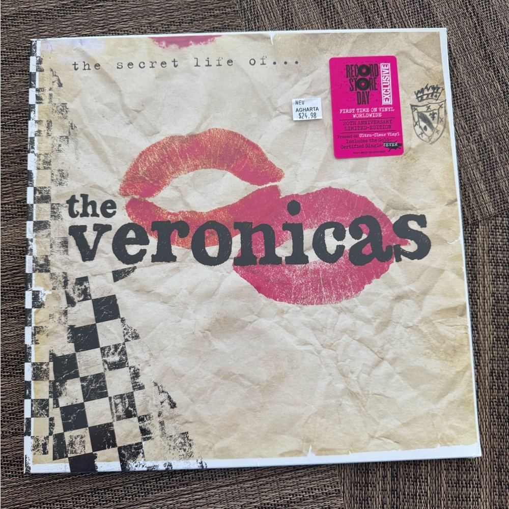 THE VERONICAS “THE SECRET LIFE OF” RSD 2025 ULTRA CLEAR 12” VINYL